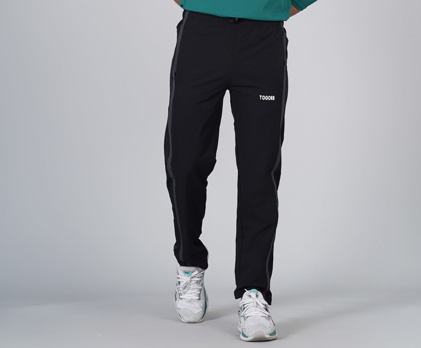 TOGORB Relaxed-Fit Track Pants with Subtle Side Stripes